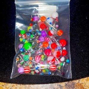 Assorted colorful jewelry